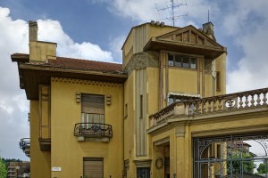 Particolare facciata - casa Javelli/D'Aronco (ASCT, PE I cat. 1903/369)