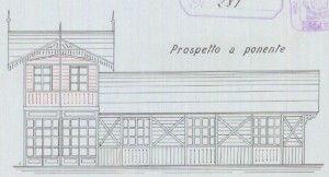 Prospetto a ponente - progetto edilizio châlet Salino/Vandone (ASCT, PE I cat. 1903/281)

