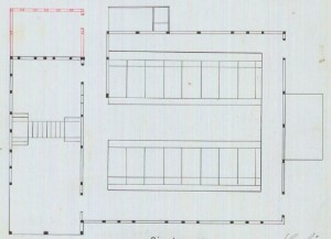 Planimetria - progetto edilizio châlet Salino/Vandone (ASCT, PE I cat. 1903/281)
