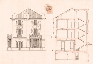 Progetto edilizio casa Gamba/Ceresa (ASCT, PE I cat. 1905/341)