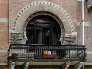 Particolare facciata - Casa Besozzi/Bonelli (ASCT, PE I  cat. 1904/23)