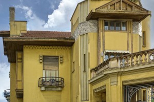 Particolare facciata - casa Javelli/D'Aronco (ASCT, PE I cat. 1903/369)