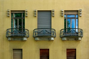 Particolare facciata - casa Javelli/D'Aronco (ASCT, PE I cat. 1903/369)